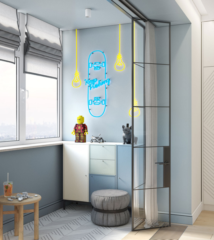 Дизайн интерьера четырехкомнатной квартиры в г. Москва