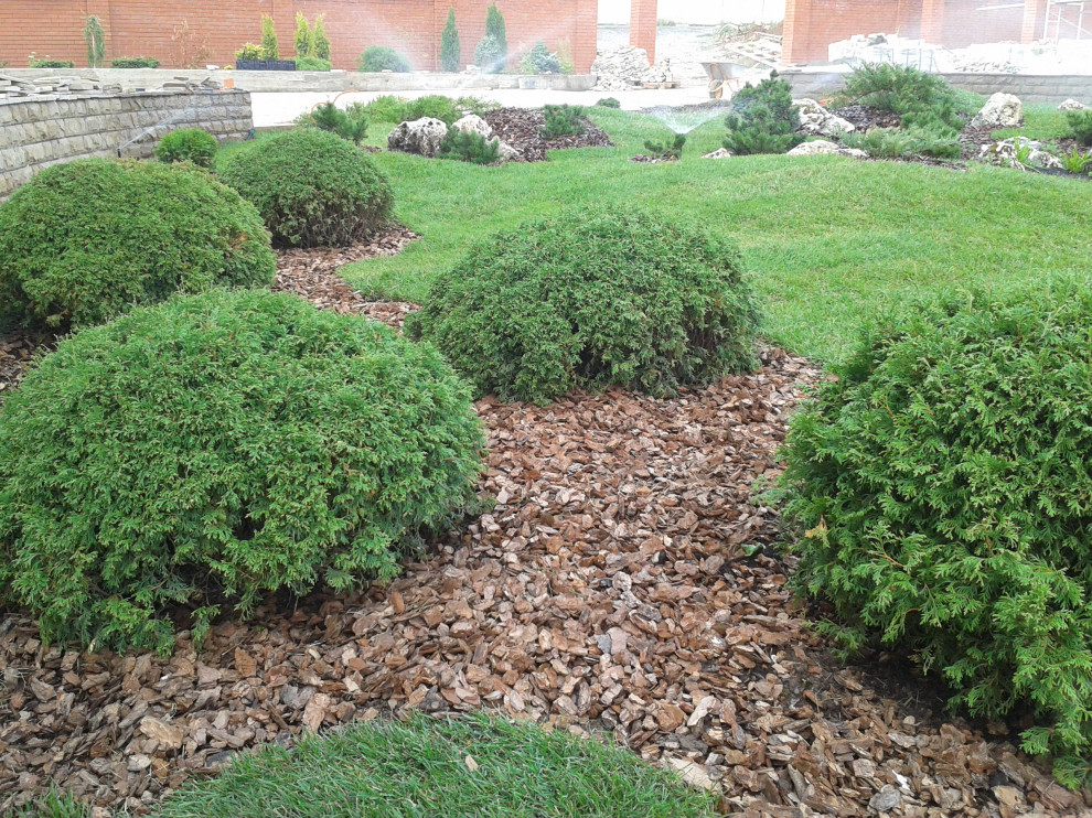 Ландшафтный дизайн участка в д. Зеленый камень (Ижевск)