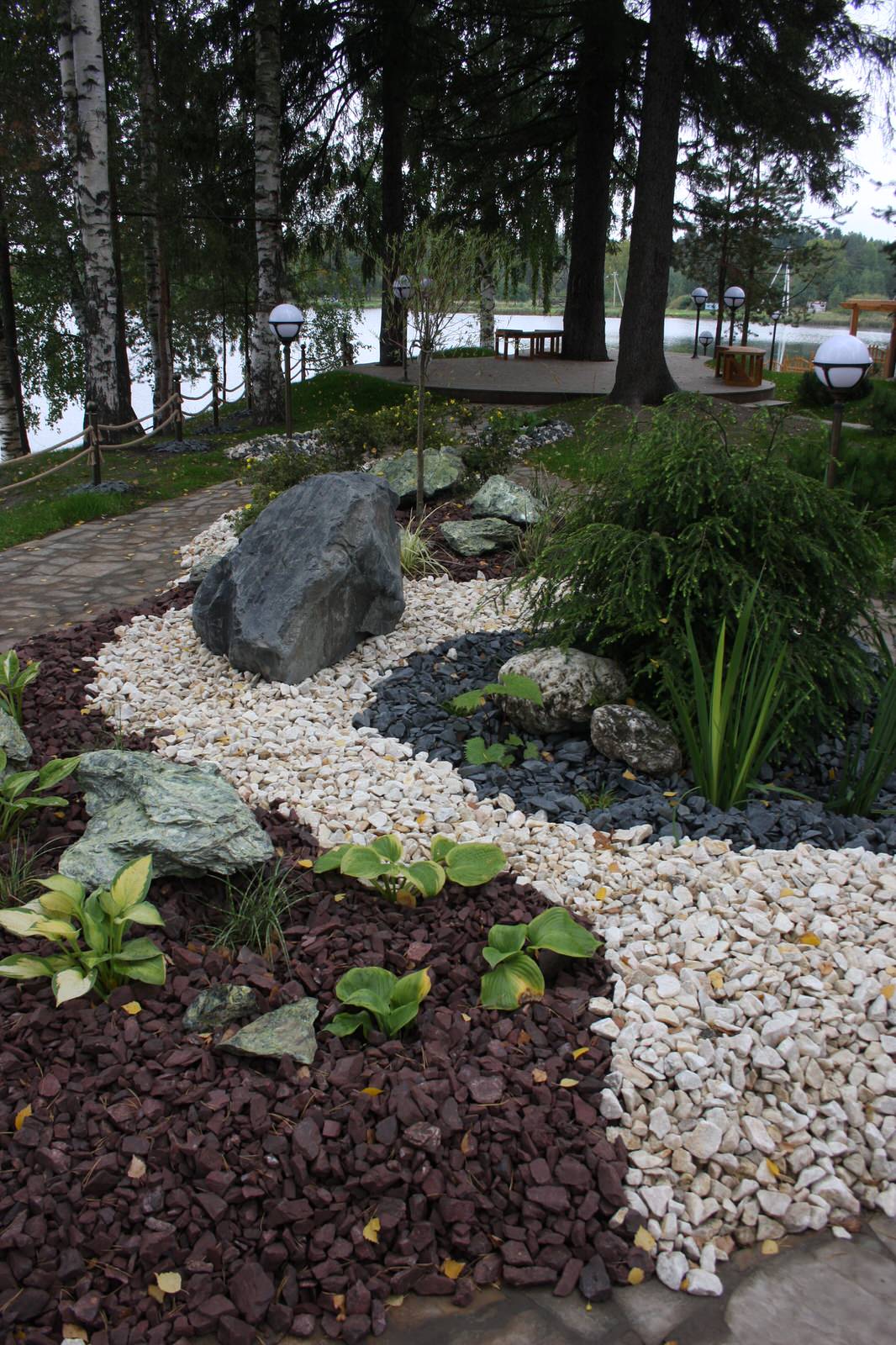 Каменные отсыпки и рокарий