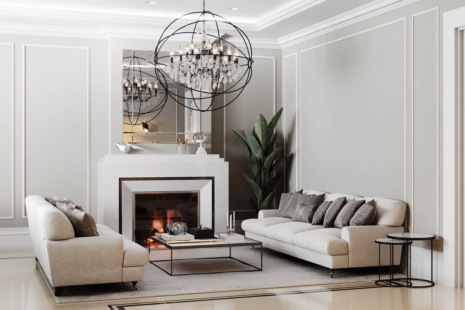 Роскошный интерьер современной квартиры