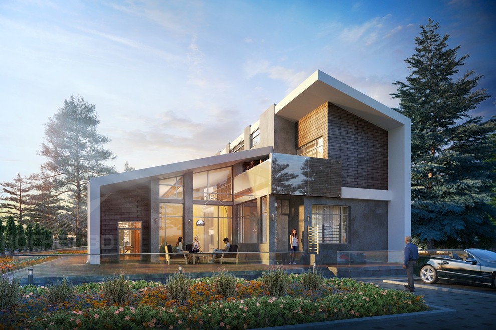 Обложка проекта: Визуализация экстерьеров