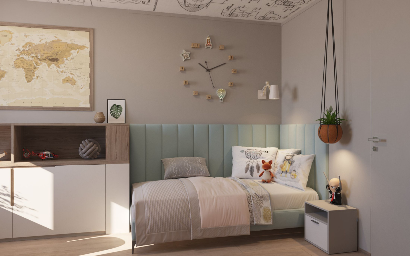 Дизайн проект квартиры со сложной остроугольной планировкой