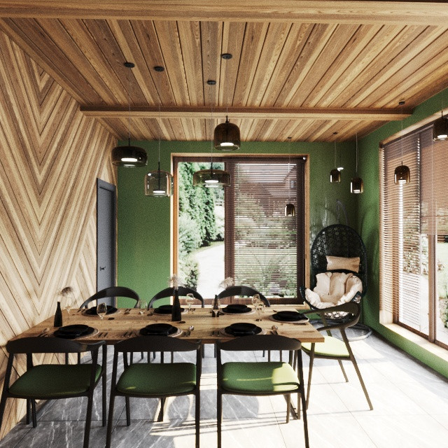 Дизайн зоны барбекю