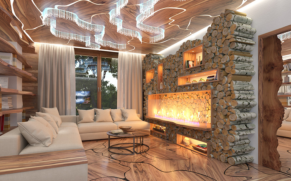 Городская квартира в стиле шале