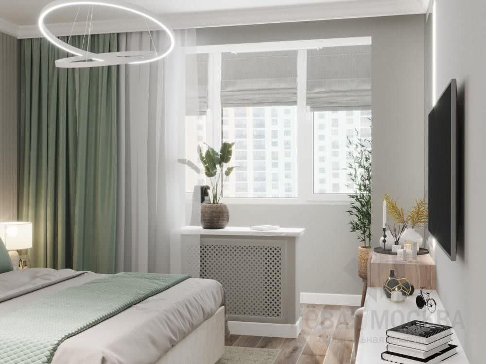 Дизайн-проект трехкомнатной квартиры площадью 87 кв.м в ЖК «Лучи»