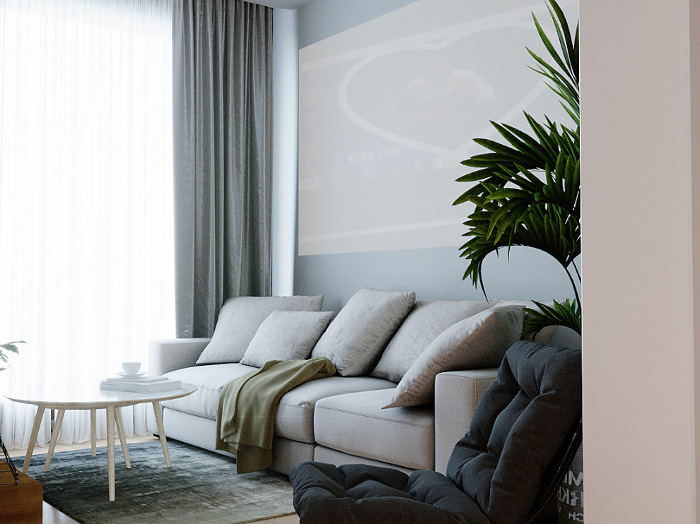 Дизайн проект 2х комнатной квартиры в современном стиле