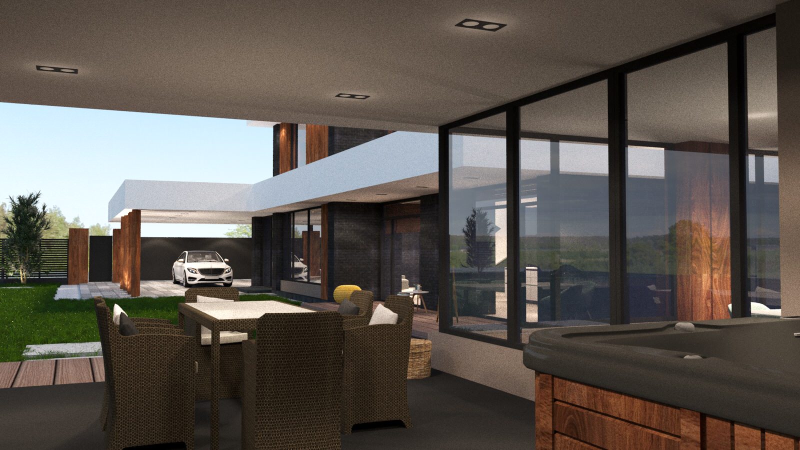 Дом Минимализм в пос.Позелы