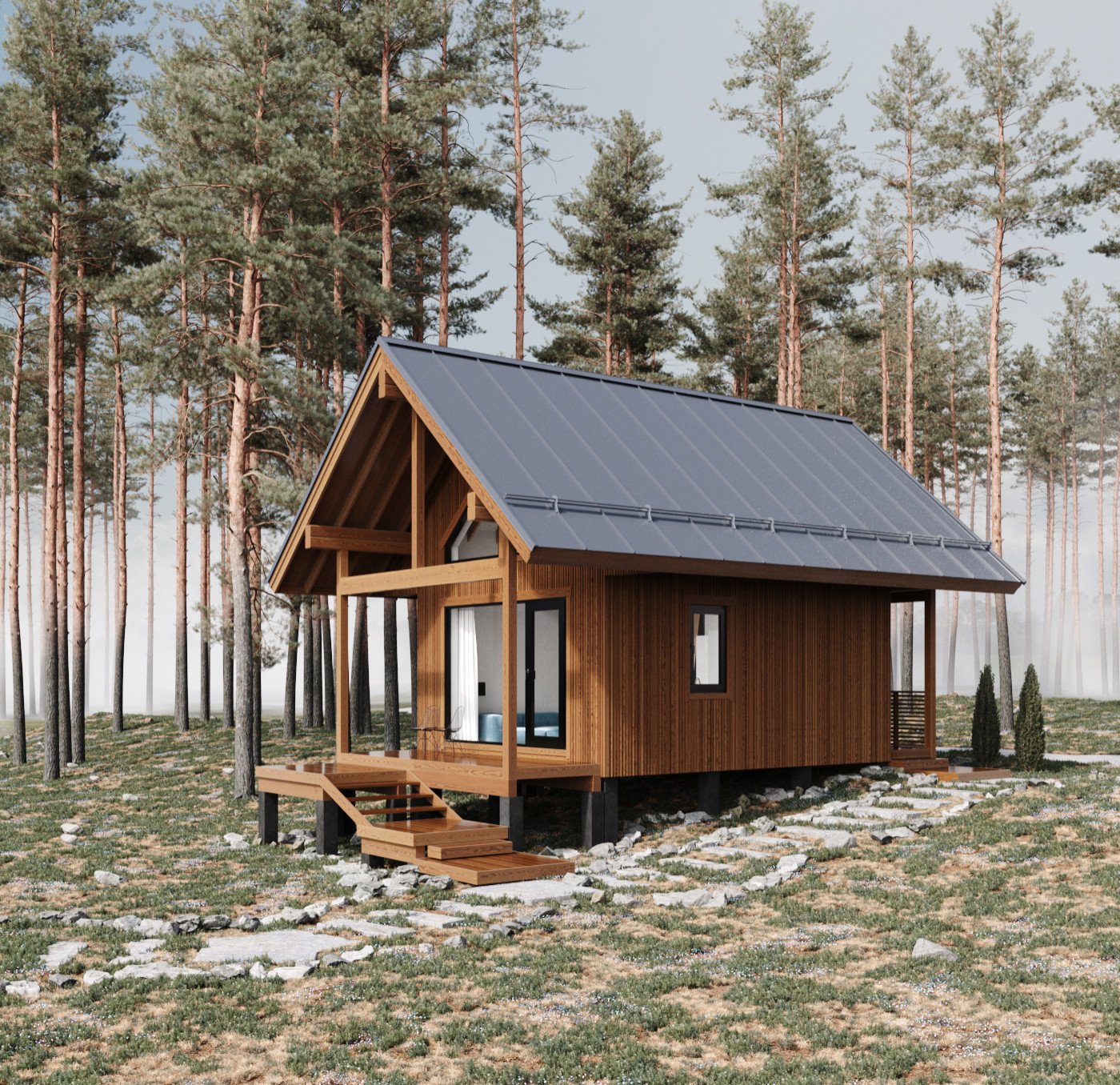 Интерьер Гостевого дома Cabin S