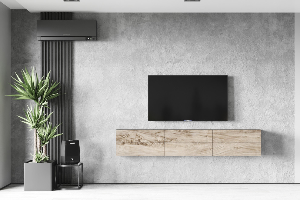 Спальная комната в стиле лофт