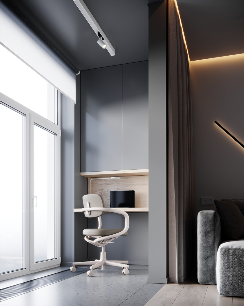 Минимализм для холостяка в ЖК Венский Лес