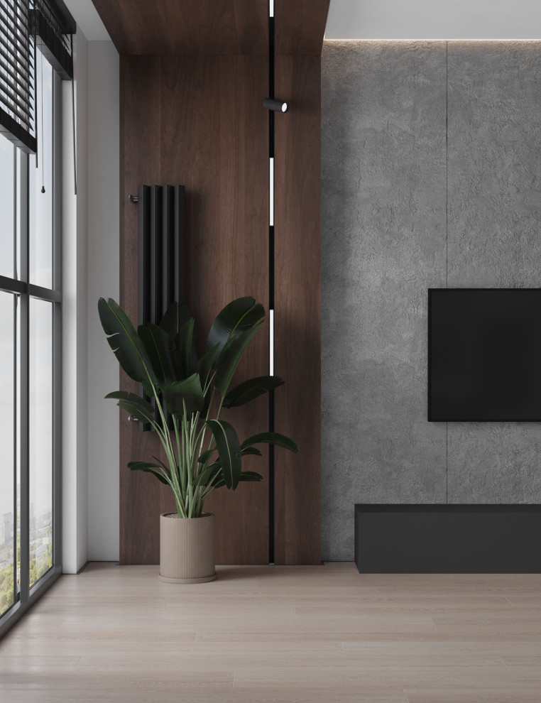 Мужской интерьер на 43кв.м ЖК "Фонвизина