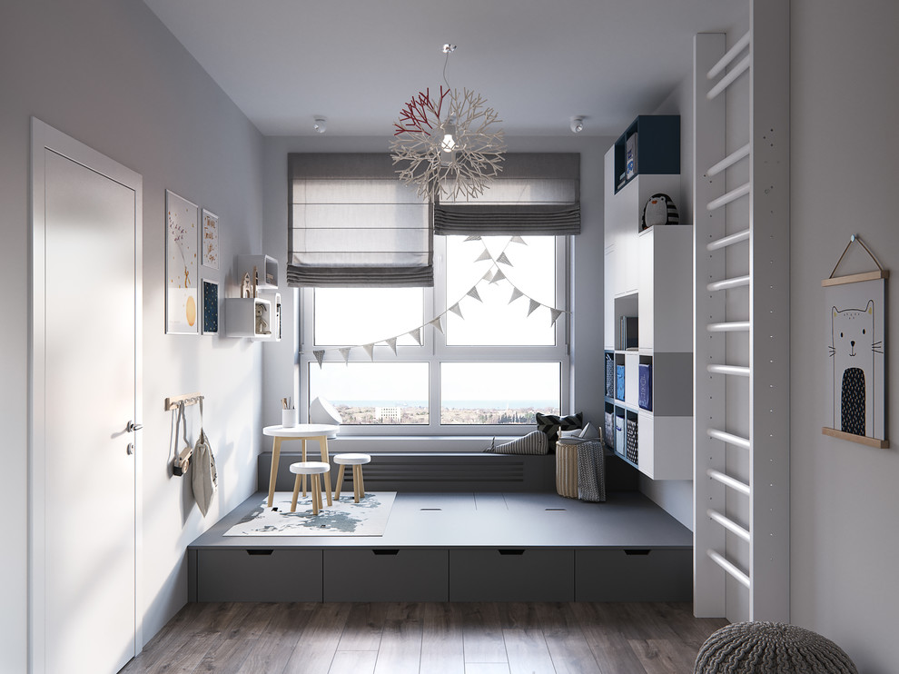 Белая квартира на набережной в ЖК Ривер парк