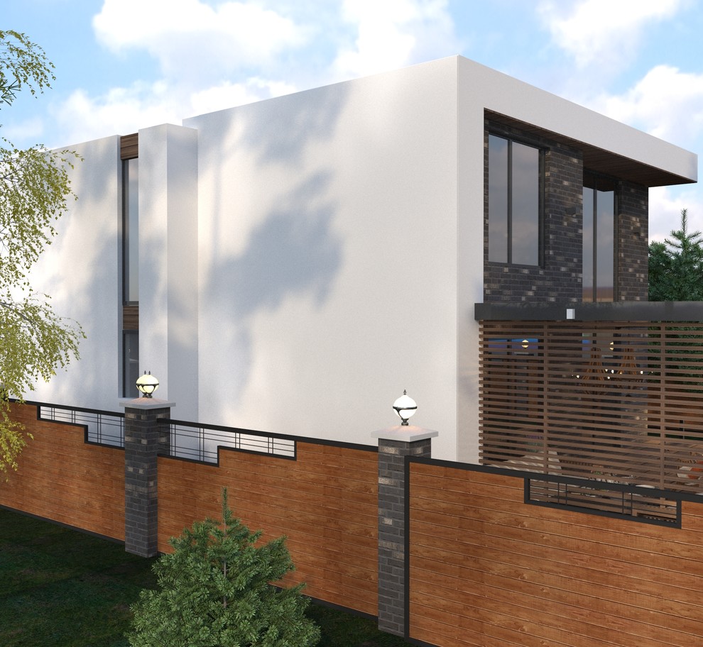 Шикарный коттедж в стиле хайтек