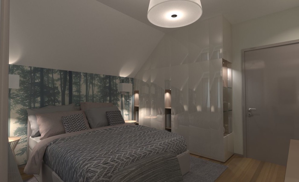 Интерьер коттеджа в современном стиле. 120 кв.м.