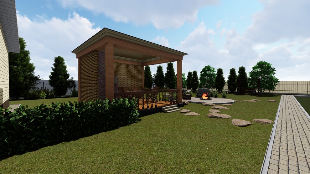 Ландшафтный дизайн-проект участка 15 соток