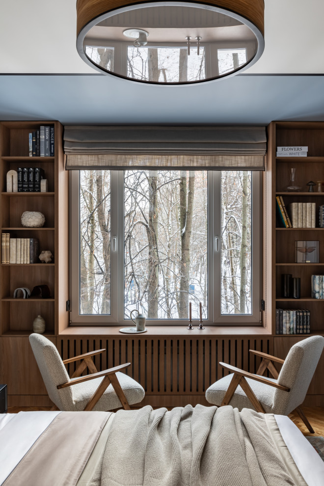 Уютная однокомнатная квартира с большим окном