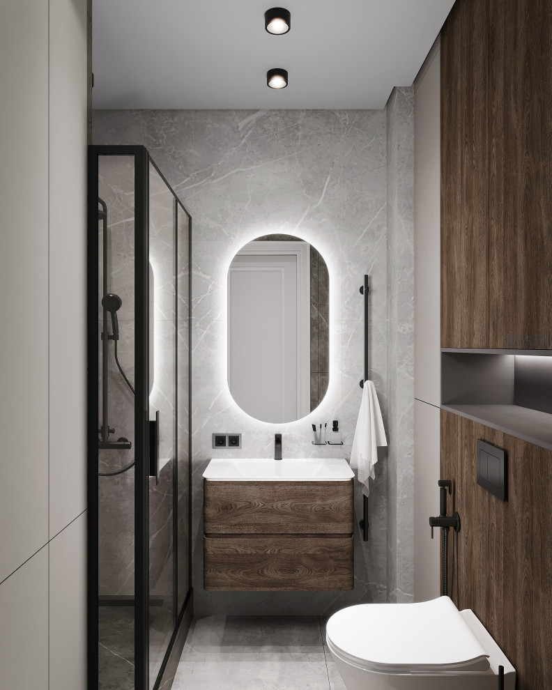 Дизайн интерьера квартиры с открытой террасой в жилом комплексе "Тармо"