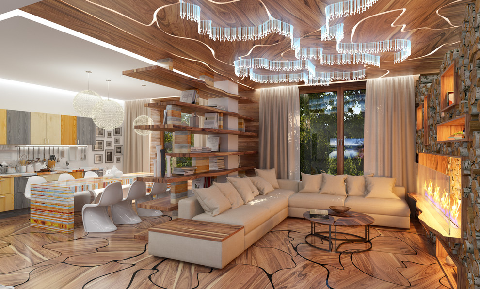 Городская квартира в стиле шале