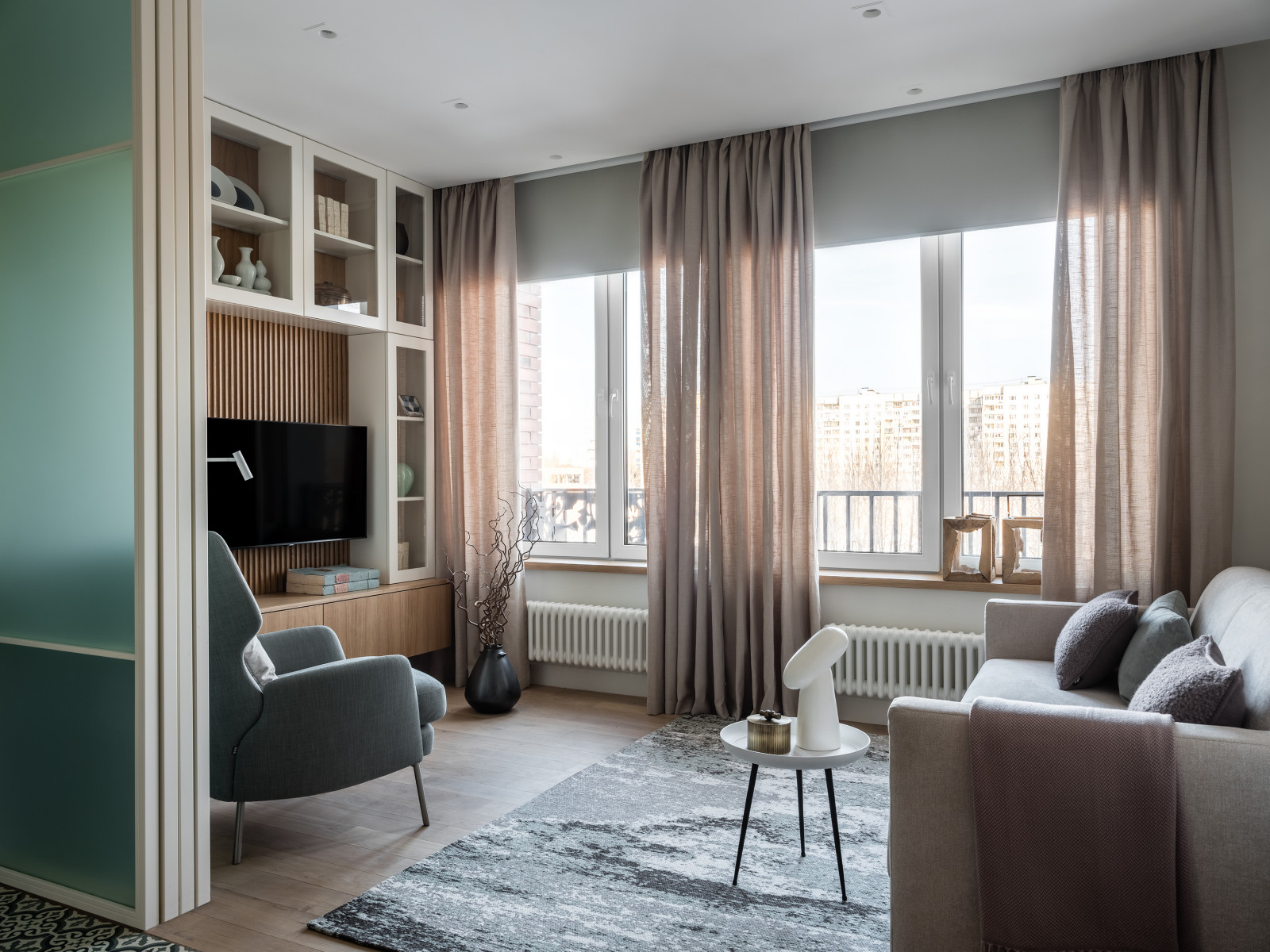 Houzz тур: Маленькая квартира 45 кв.м для трех человек