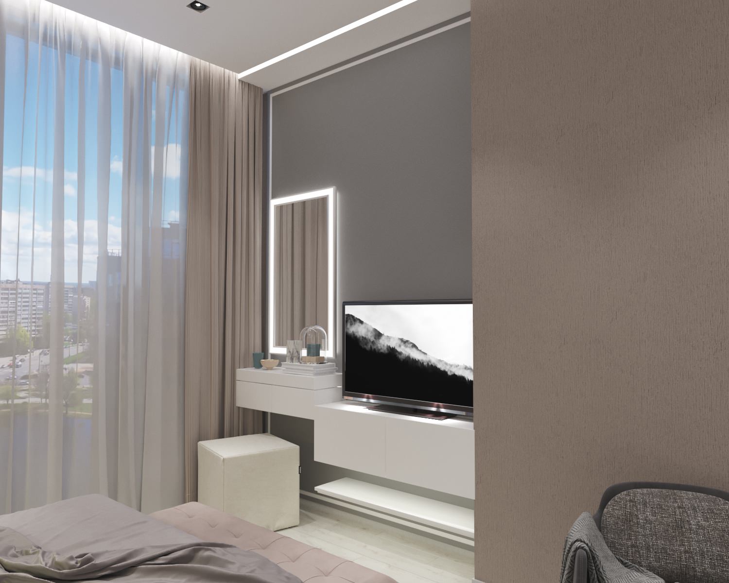 Дизайн Проект квартиры СПБ ЖК 5 Звезд