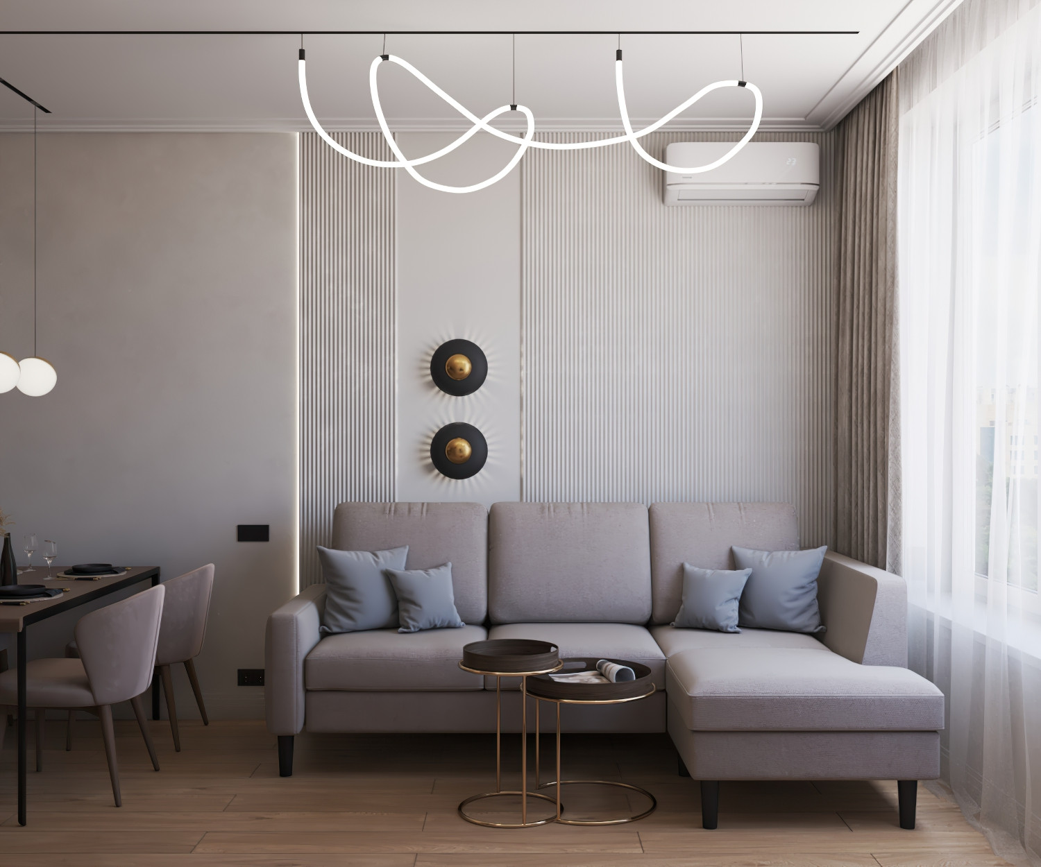 Проект Квартиры 90 м в Клубном Доме VITALITY