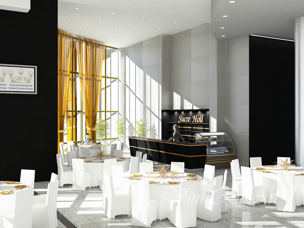 Дизайн-проект Ресторана Монтре в Москве