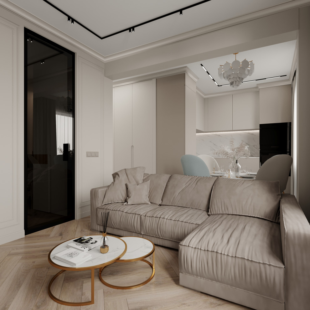 Обложка проекта: Однокомнатная квартира 38 м2 в Армавире, Краснодарский край