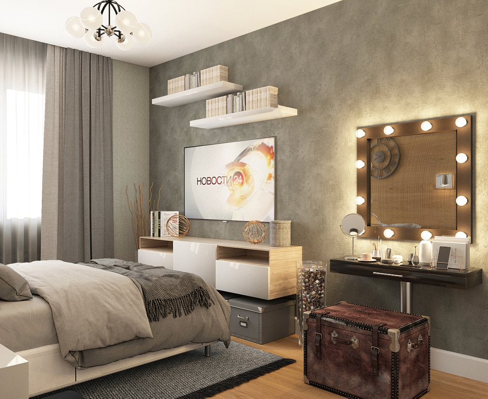 Дизайн-проект трёхкомнатной квартиры "Жемчужина Зеленограда"