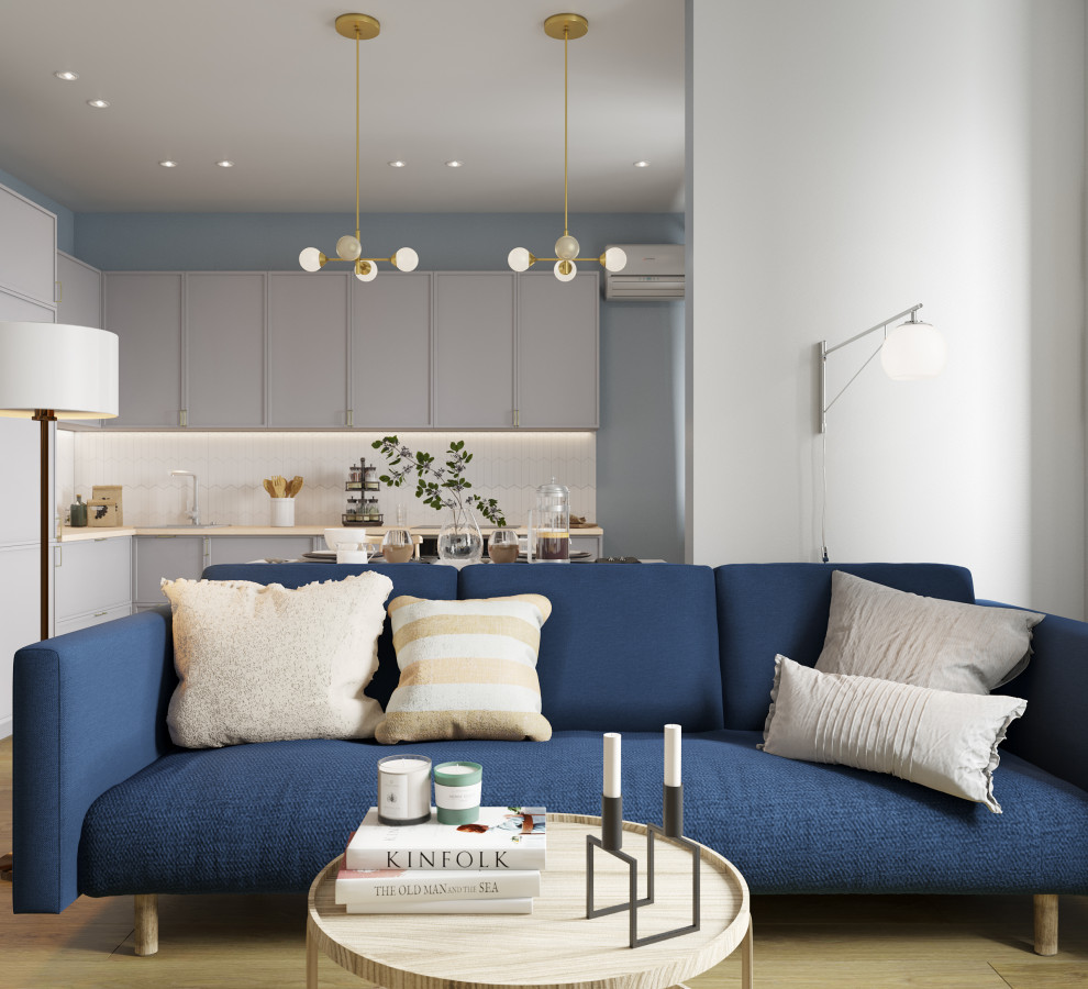 Уютная квартира для молодой семьи в скандинавском стиле