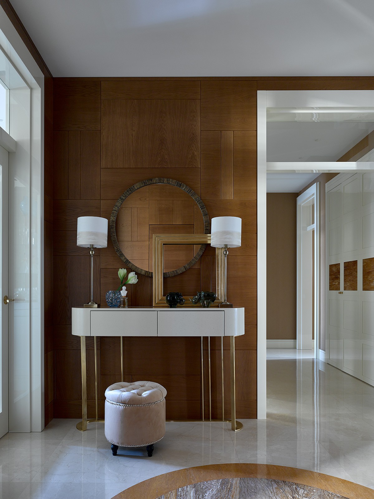 Современная квартира с нотами ар-деко