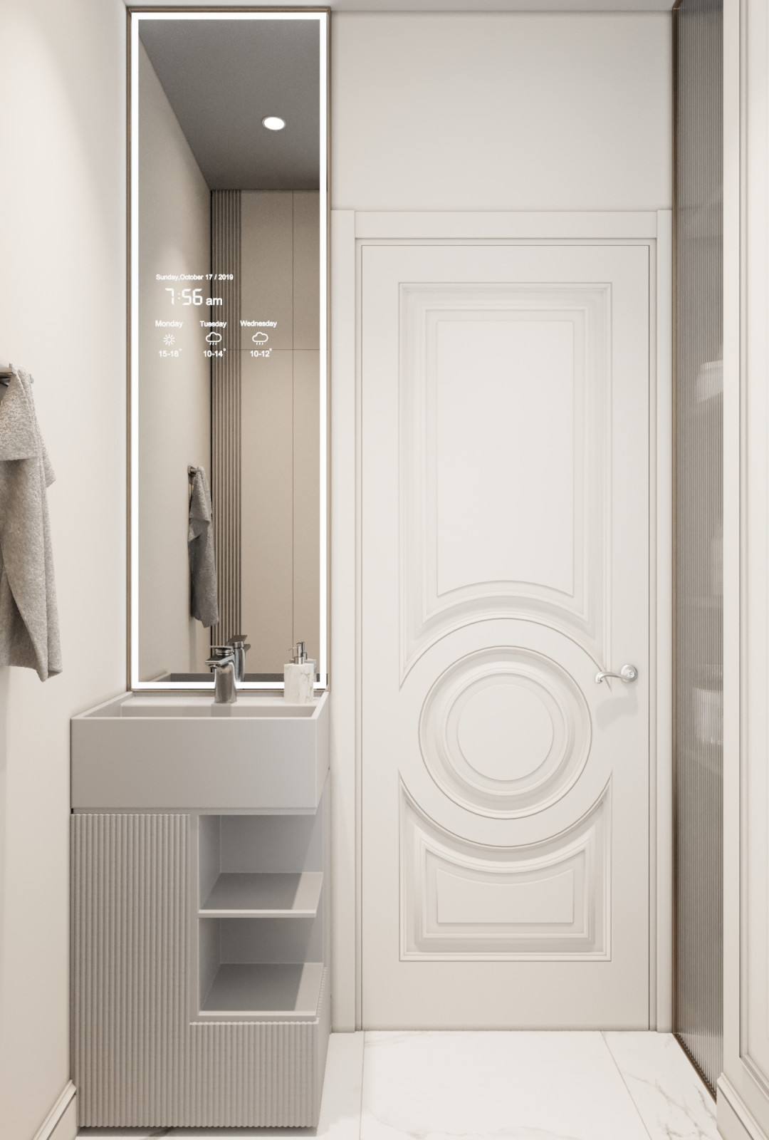 Санузел в стиле Арт Деко