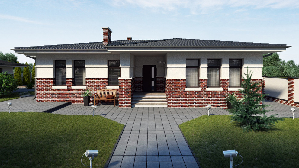 Обложка проекта: Одноэтажный загородный дом в пос. Новосадовый, г. Белгород