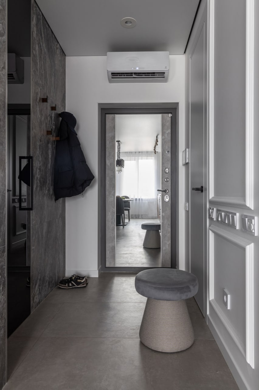 Квартира в серых тонах