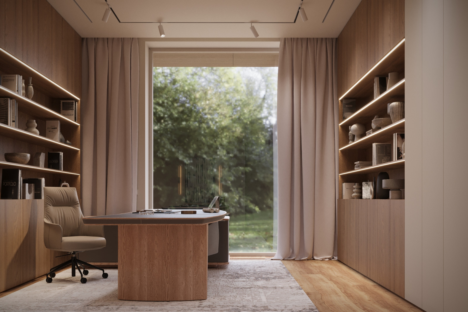 Дизайн интерьера загородного дома в Смоленской области площадью 478м2