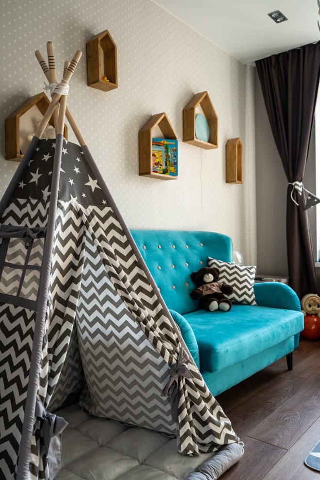 Дизайн интерьера детской для квартиры в ЖК Русский Авангард