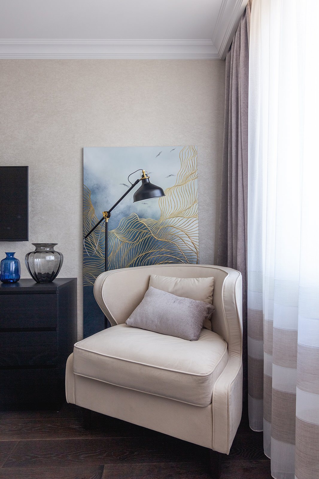 Реализованный проект квартиры 73,22 м/кв