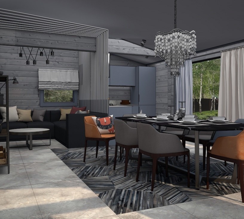 Кухня-гостиная