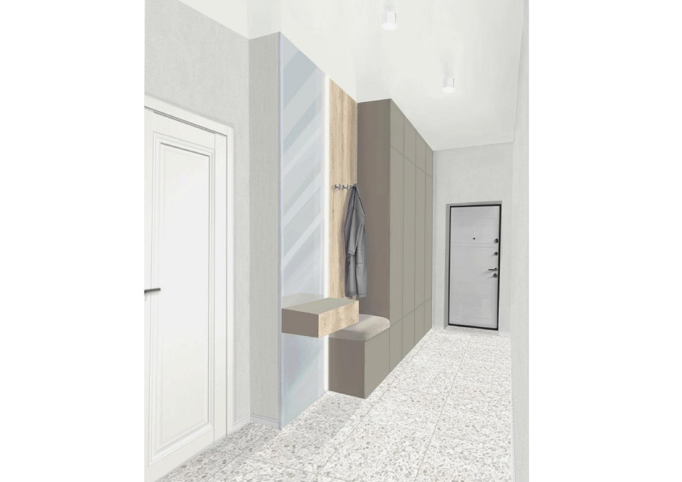 Дизайн-проект однокомнатной квартиры в ЖК Университет