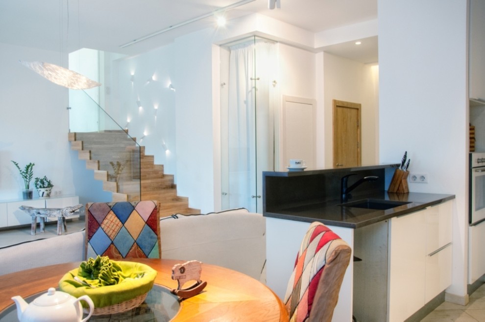 Интерьер двухуровневой квартиры