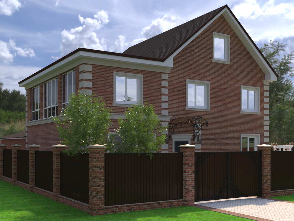 Ладшафтный дизайн участка с частным домом