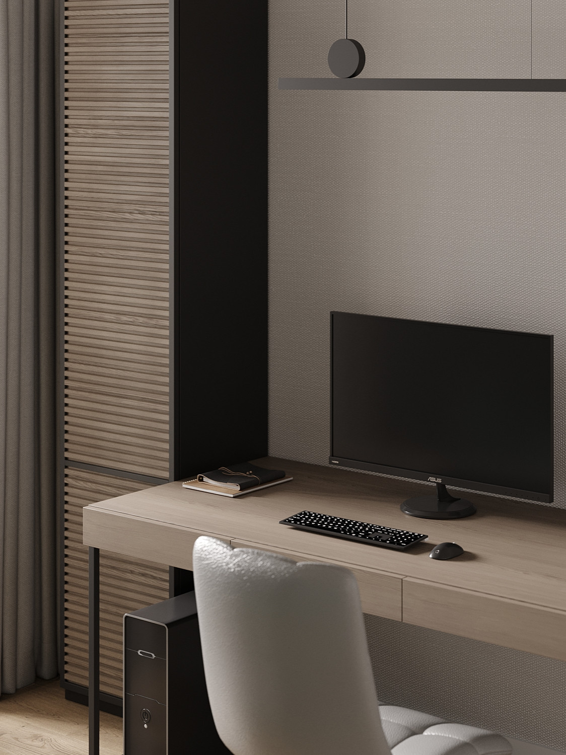 ЖК «Ultra City», квартира в стиле современный минимализм в теплой светлой гамме