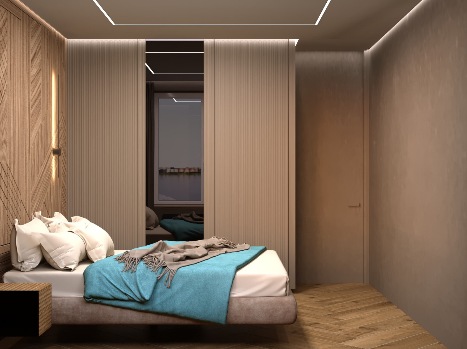 Дизайн проект квартиры в ЖК "Огни Залива"