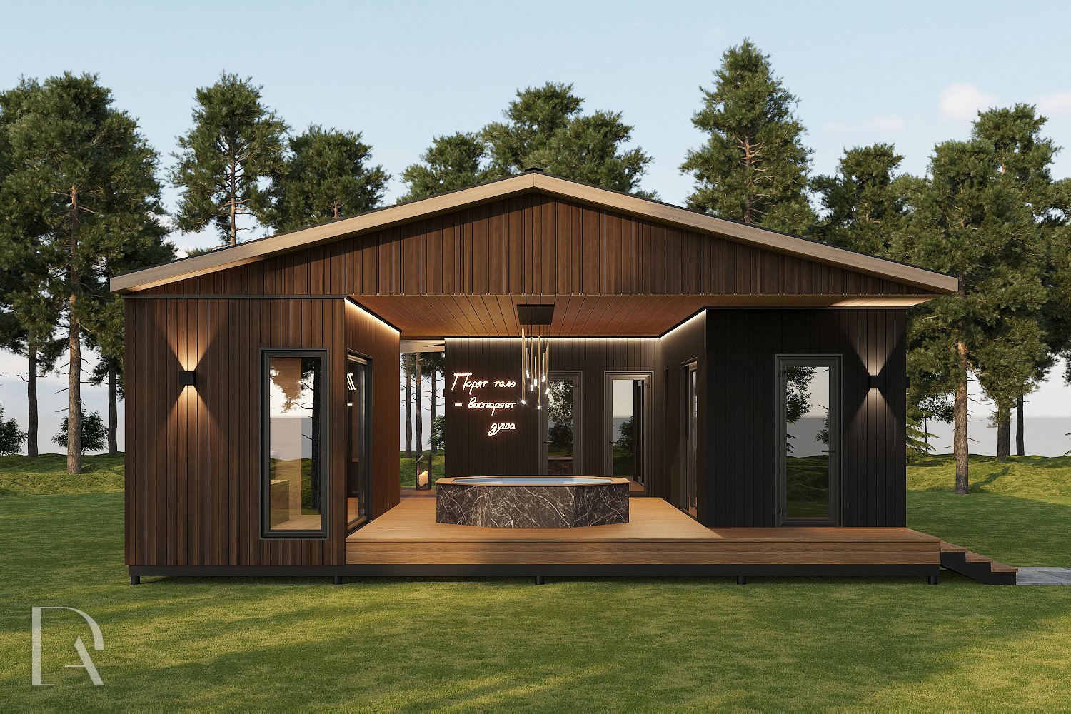 Обложка проекта: Банный комплекс на Байкале