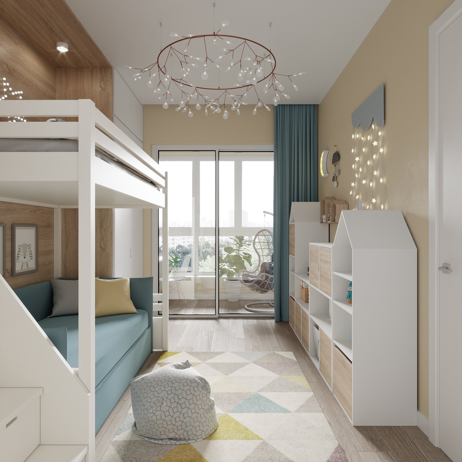 Детская с балконом