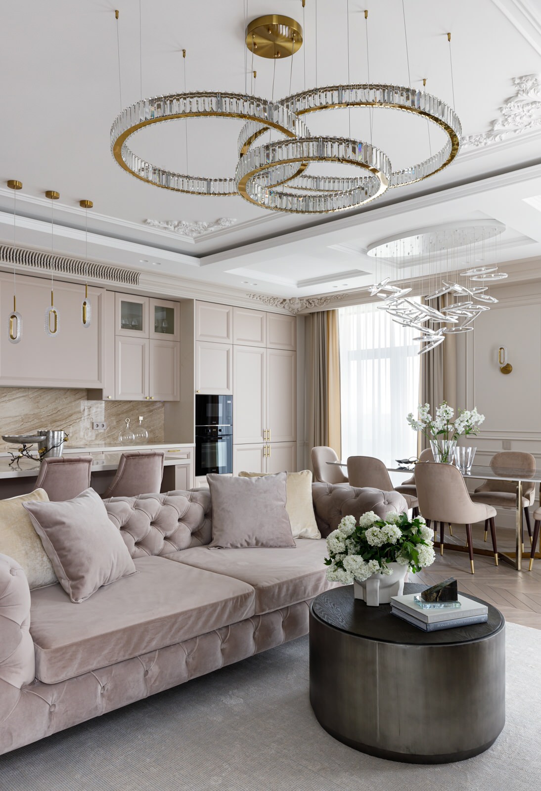 Дизайн-проект квартиры 139 м2 в ЖК "Spires"