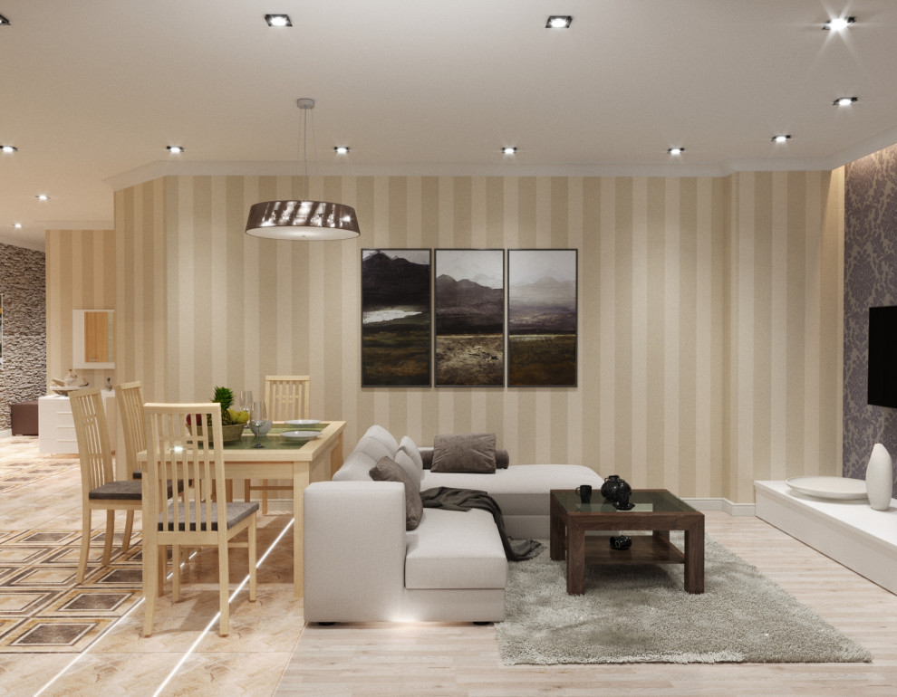 Дизайн квартиры 140 кв м в городе Тула