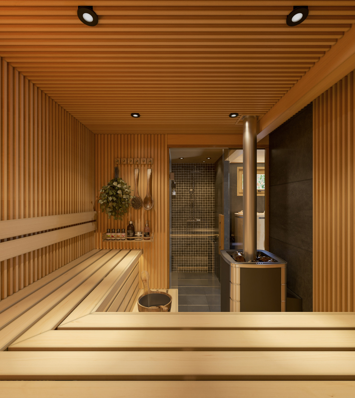 Реконструкция бани в Коркино