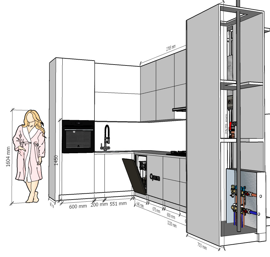 Planungslösung 37m2 (Planning solution 37 sq m)