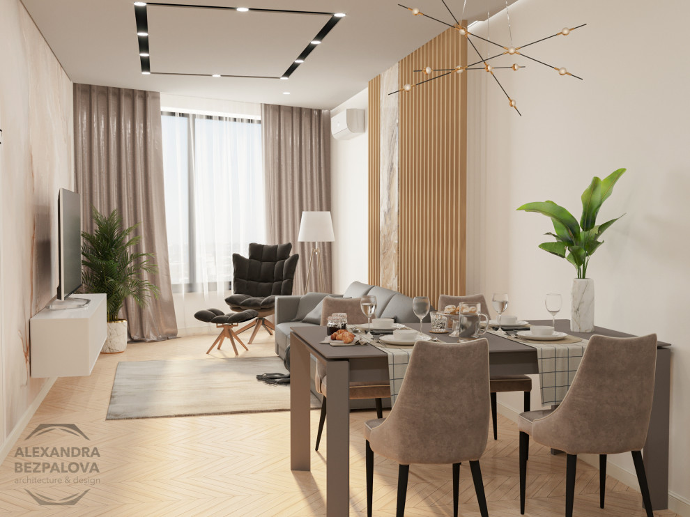 Обложка проекта: Дизайн проект квартиры на ул. Комсомольская г. Хабаровск