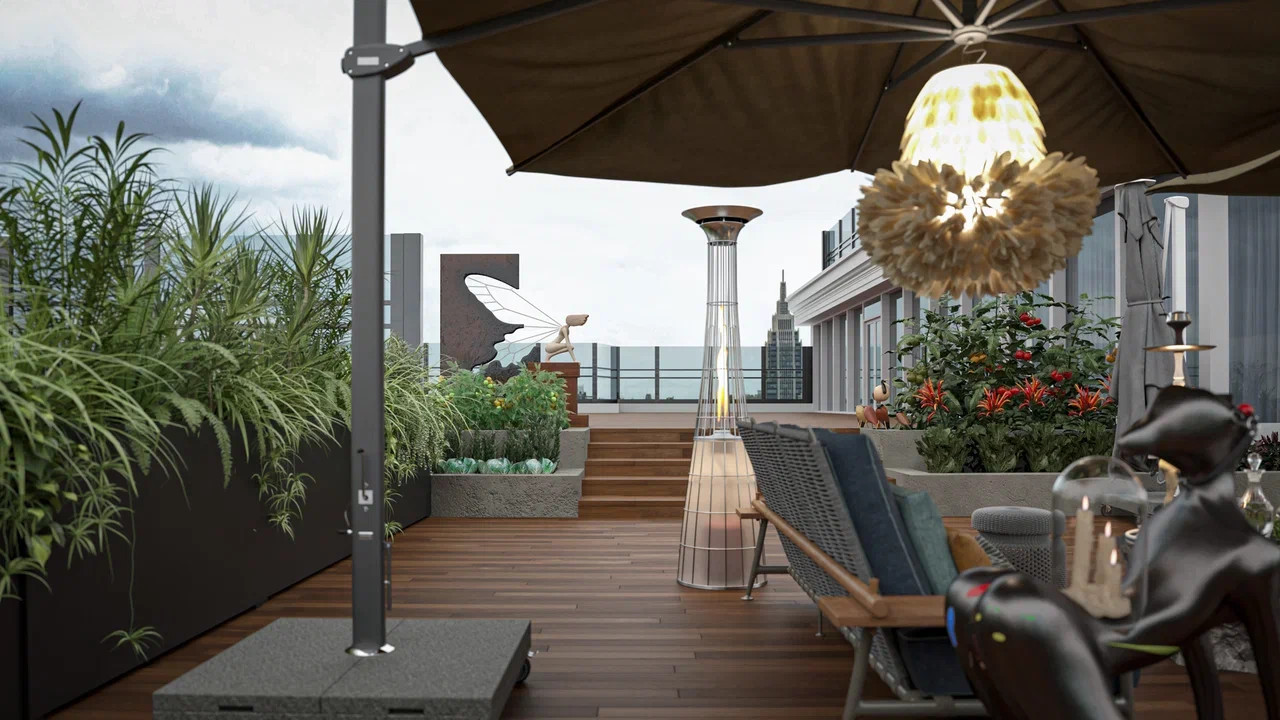 Терасса пент-хаус